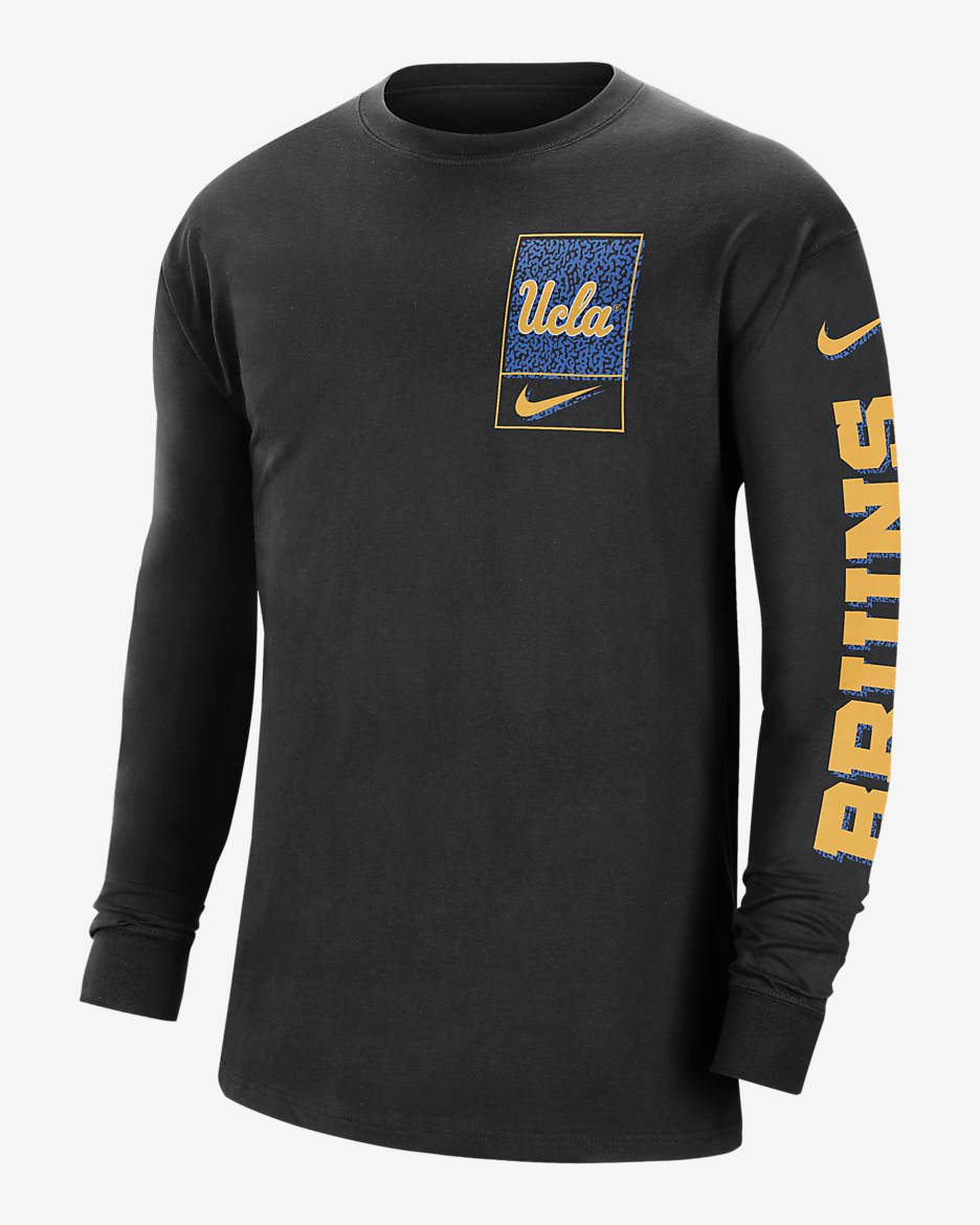 【NIKE】UCLA Bruins Sideline College Long-Sleeve Windshirt UCLA Men's Nike College Long-Sleeve T-Shirt. Nike.com